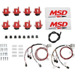 MSD Ignition Coils, Smart Coil, Bigwire, Kit, Red