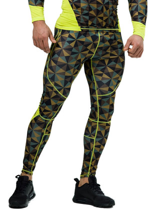 Ανδρικό Compression Pants (Κολάν Συμπίεσης) AESTHETIX ERA Camo