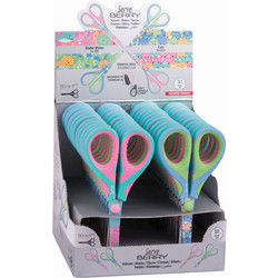 Σχολικό ψαλίδι Serve Berry Pastel 13 cm Soft Handle Grip