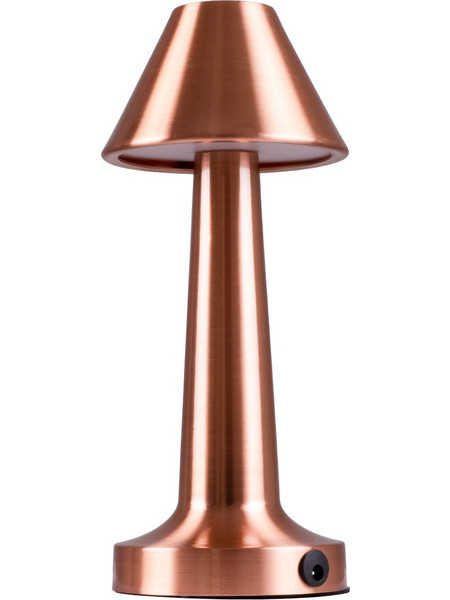 Globostar Molly 76517 Πορτατίφ Αφής LED με Μπαταρία Bronze Φ10xΥ23cm