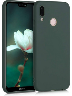 KWmobile Θήκη Σιλικόνης Huawei P20 Lite - Moss Green (44358.169)