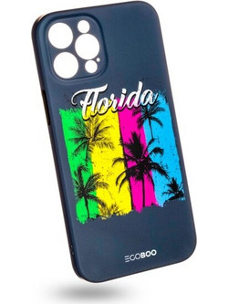 Θήκη Apple iPhone 12 Pro Max - Egoboo Case Mat TPU - Florida