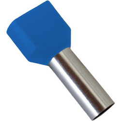 TWIN ISOLATED CABLE TERMINAL T7508/BLUE - 59024TE