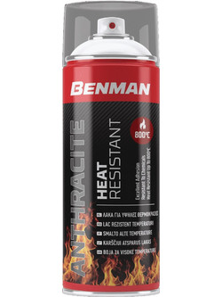 Benman Heat Resistant Σπρέι Βαφής Ανθρακί Gloss 400ml
