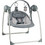 Bebe Stars Flora 2 in 1 Relax Μωρού Κούνια με Μουσική έως 9kg Γκρι 252-185