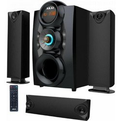 Akai SS028A-3208C Ηχοσύστημα Hi-Fi 3.1 75W με Digital Media Player και Bluetooth Black