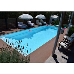 Πολυεστερική πισίνα (fiberglass) διαστάσεων 8.00x3.00 μέτρων