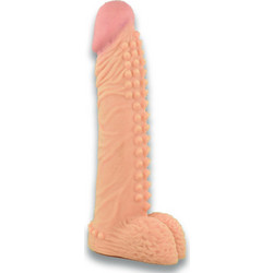 Kinksters Rowana Super Soft Κάλυμμα Επιμήκυνσης Πέους Flesh
