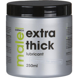 Cobeco Pharma Male Extra Thick Λιπαντικό Gel Νερού Κόλπου & Πρωκτού 250ml