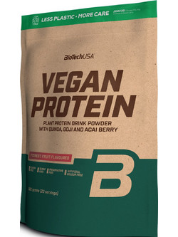 Biotech USA Vegan Forest Fruit Φυτική Πρωτεΐνη Χωρίς Λακτόζη & Γλουτένη 500gr