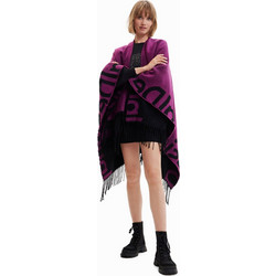 Desigual Paris Γυναικεία Ζακέτα Πλεκτή Μακριά Μωβ 22WAIA05-3016