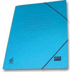 Skag Ντοσιέ με Λάστιχο Πρεσπάν 25x35cm Γαλάζιο 267748 - SKAG