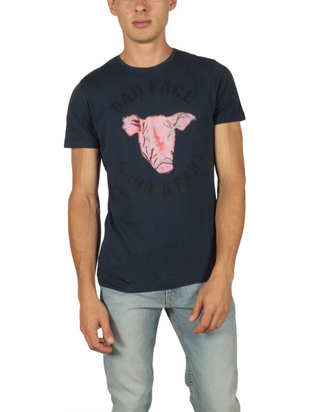 French Kick ανδρικό t-shirt Tete de Cochon navy fkm1-2014