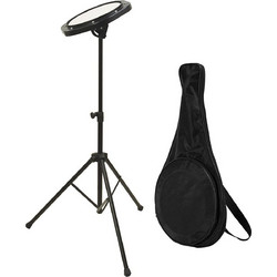 On-Stage DFP5500 Drum Practice Pad with Stand and Bag