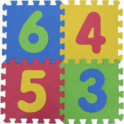 Αφρώδες Παζλ Δαπέδου (Σετ 9τμχ) K-M Numbers 491210000