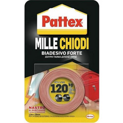 Ταινία διπλής όψεως 120kg Pattex ΟΧΙ ΚΙΔΕΣ ΚΑΙ ΚΑΡΦΙΑ 1,5mxd19mm 1415580