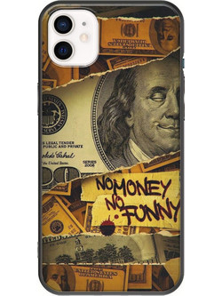 Θήκη No Money iPhone 12 mini Black TPU (Μαύρη Σιλικόνη)