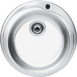 Franke ROX-10 Υποκαθήμενος Νεροχύτης Στρογγυλός Inox Σατινέ 51cm