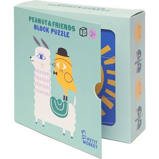 Παιδικό Puzzle Petit Monkey Peanut Friends 9 Κομμάτια