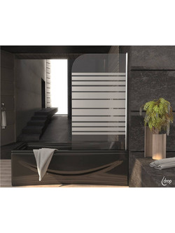 Drop Bath Screen Μονό Προστατευτικό Τζάμι Μπανιέρας 80Χ140 cm