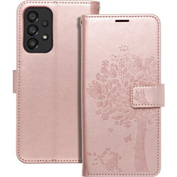 Samsung Galaxy A53 5GForcell Mezzo Book Δερματίνης - Tree Rose Gold