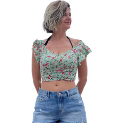 CROP-TOP ΜΕ ΔΕΣΙΜΟ ΠΙΣΩ Βεραμάν