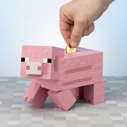 Κουμπαράς Minecraft Pig Money Bank