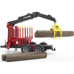 Bruder Γερανός Forestry Trailer with Loading Crane BR002252