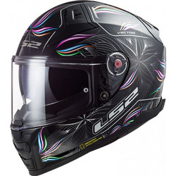 LS2 FF811 Vector II Tropical Black / White Κράνος Μηχανής Full Face 1500gr