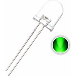 10MM Green Led (Transparent )