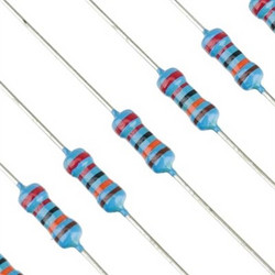 5pcs 220KΩ 1/4W Metal Film Resistors 220KΩ 1%