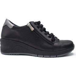 Γυναικείo Comfort Δερμάτινο sneaker της Fiore - Μαυρο