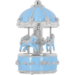 Παιδικό διακοσμητικό carousel από ασήμι. SI50142C