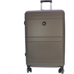Rain RB80114 Βαλίτσα Μεσαία 65x43x25cm με 4 Ρόδες Καφέ