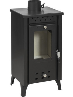 Gekas Metal MG 100 Black Ατσάλινη Ξυλόσομπα 8.5kW