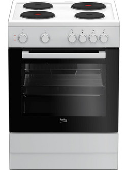 Beko FSS 66000 GW Κουζίνα Ηλεκτρική 67lt με Εμαγιέ Εστίες 60cm
