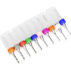 10pcs/set 2.1-3.0mm PCB mini drill set Mixed Size