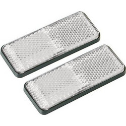 ΑΝΤΑΝΑΚΛΑΣΤΙΚΑ ΛΕΥΚΑ EURO-NORM 90x35mm 2ΤΕΜ