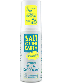 Salt of the Earth Vegan Non Fragnance Φυσικό Αποσμητικό Spray 24h Χωρίς Αλουμίνιο 100ml