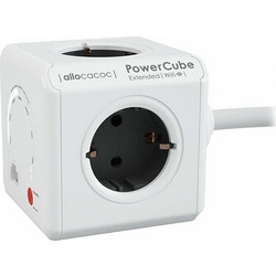 Allocacoc PowerCube Extended WiFi Trolley Grey (9710/DEEXWF)