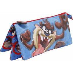 Karactermania Looney Tunes Tasmanian Devil Κασετίνα με 2 Θήκες Μπλε 02669