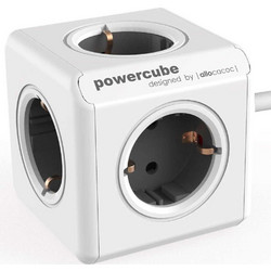 Πολύπριζο PowerCube 1306GY/DEEXPC Original Extended 5 Θέσεων Με Καλώδιο 1,5m Grey Allocacoc