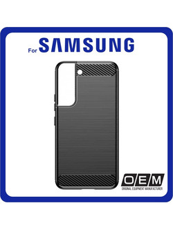 Θήκη Πλάτης - Back Cover, Silicone Σιλικόνη Armor Carbon TPU Black Μαύρο For Samsung S22 Plus 5G
