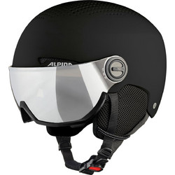 ALPINA Arber Hi-EPS + Visor Q-Lite - Ski/Snowboard Helmet - Black matt
