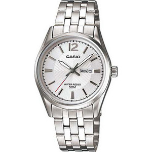 Casio Γυναικείο Ρολόι με Ασημί Μεταλλικό Μπρασελέ LTP-1335D-7AVDF Casio Γυναικείο Ρολόι με Ασημί Μεταλλικό Μπρασελέ LTP-1335D-7AVDF