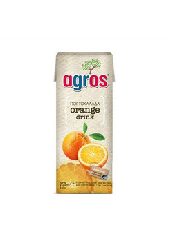 ΧΥΜΟΣ AGROS ΠΟΡΤΟΚΑΛΑΔΑ 250ml