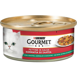 Purina Gourmet Πάπια Κουνέλι & Κολοκύθι σε Σάλτσα 195gr