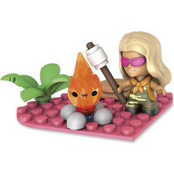 Mega Bloks Barbie - Φιγούρες Με Αξεσουάρ Οδηγός Κατασκήνωσης 25 Τεμάχια (GWR27/GWR21)
