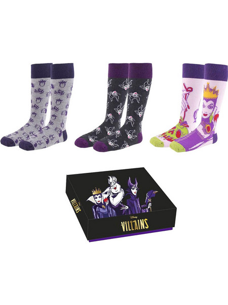 Disney Villains pack 3 socks
