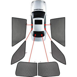 CarShades - ΚΟΥΡΤΙΝΑΚΙΑ CAR SHADES ΓΙΑ HYUNDAI i30 SW 08-12 - 6 ΤΕΜ. (PVC.HYU-I30-E-A) - CarShades - PVC.HYU-I30-E-A